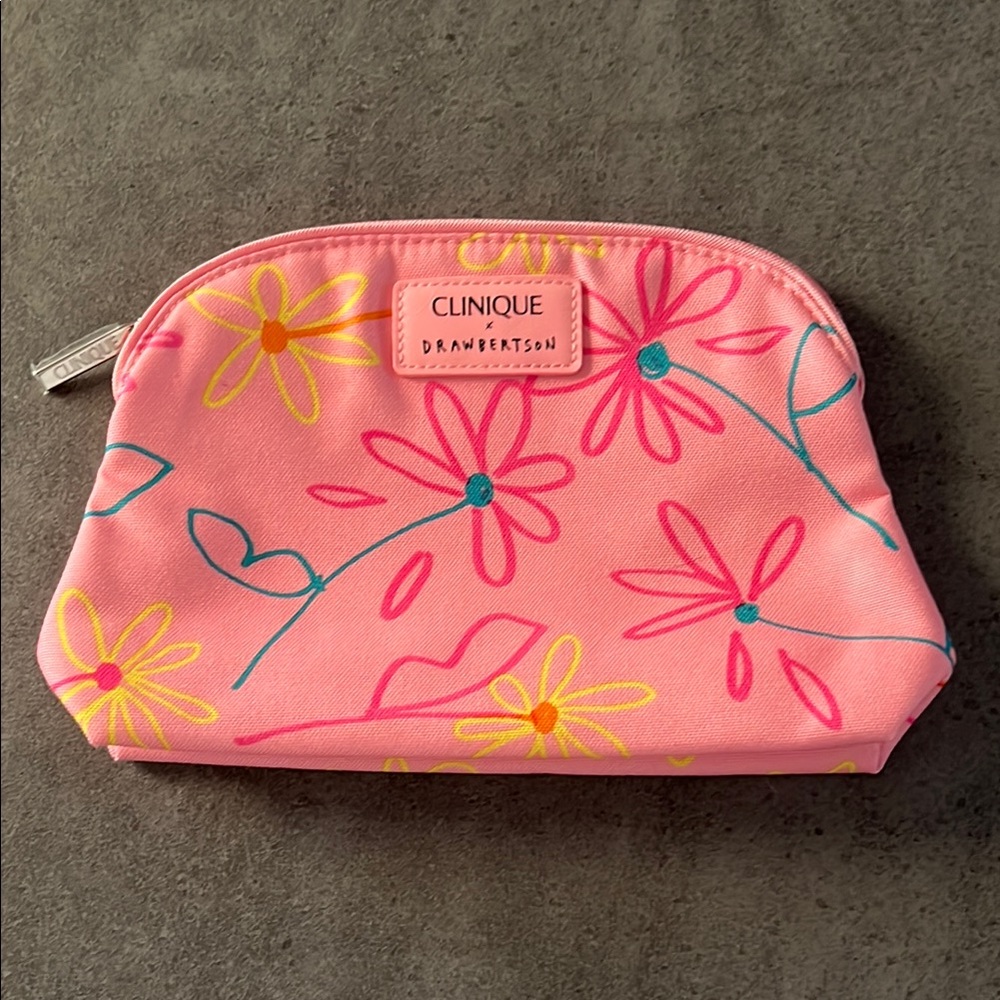 Clinique X Draw Bertson Cosmetics Bag